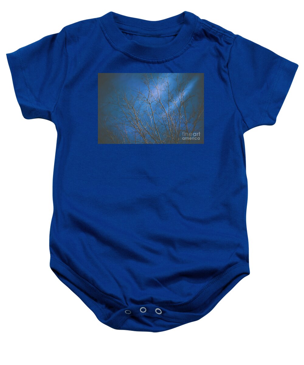 Dark Baby Onesie featuring the photograph Dark Winter by Dheeraj Mutha