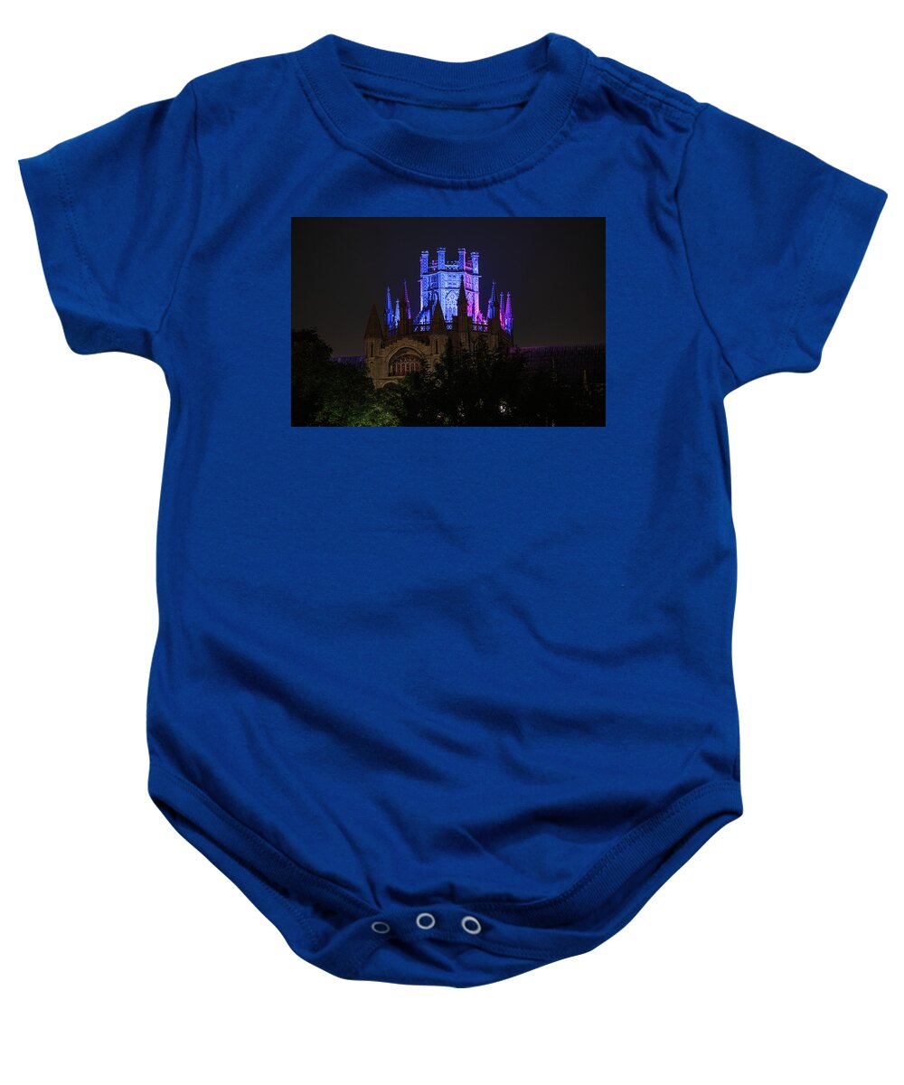  Baby Onesie featuring the photograph Ely Cathedral - Baby Loss Awareness week iii by James Billings