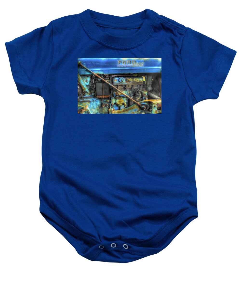 Ford Baby Onesie featuring the photograph Ford 2000 by Mike Eingle