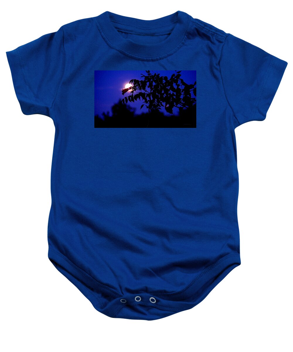 Silhouette Baby Onesie featuring the photograph Good Night by Ivars Vilums