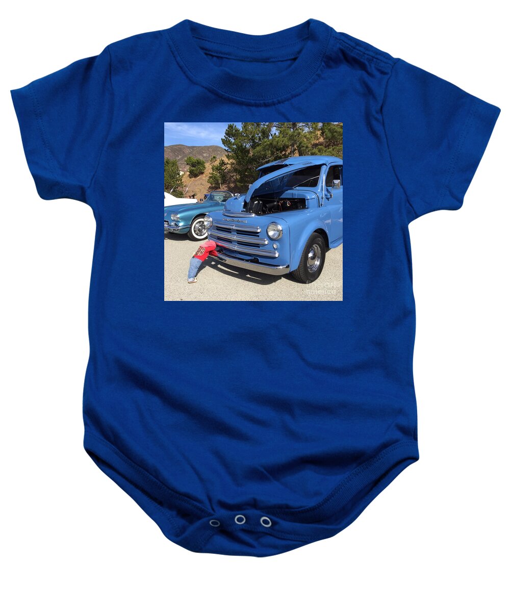 Child Baby Onesie featuring the photograph I'm Tired by Cynthia Marcopulos