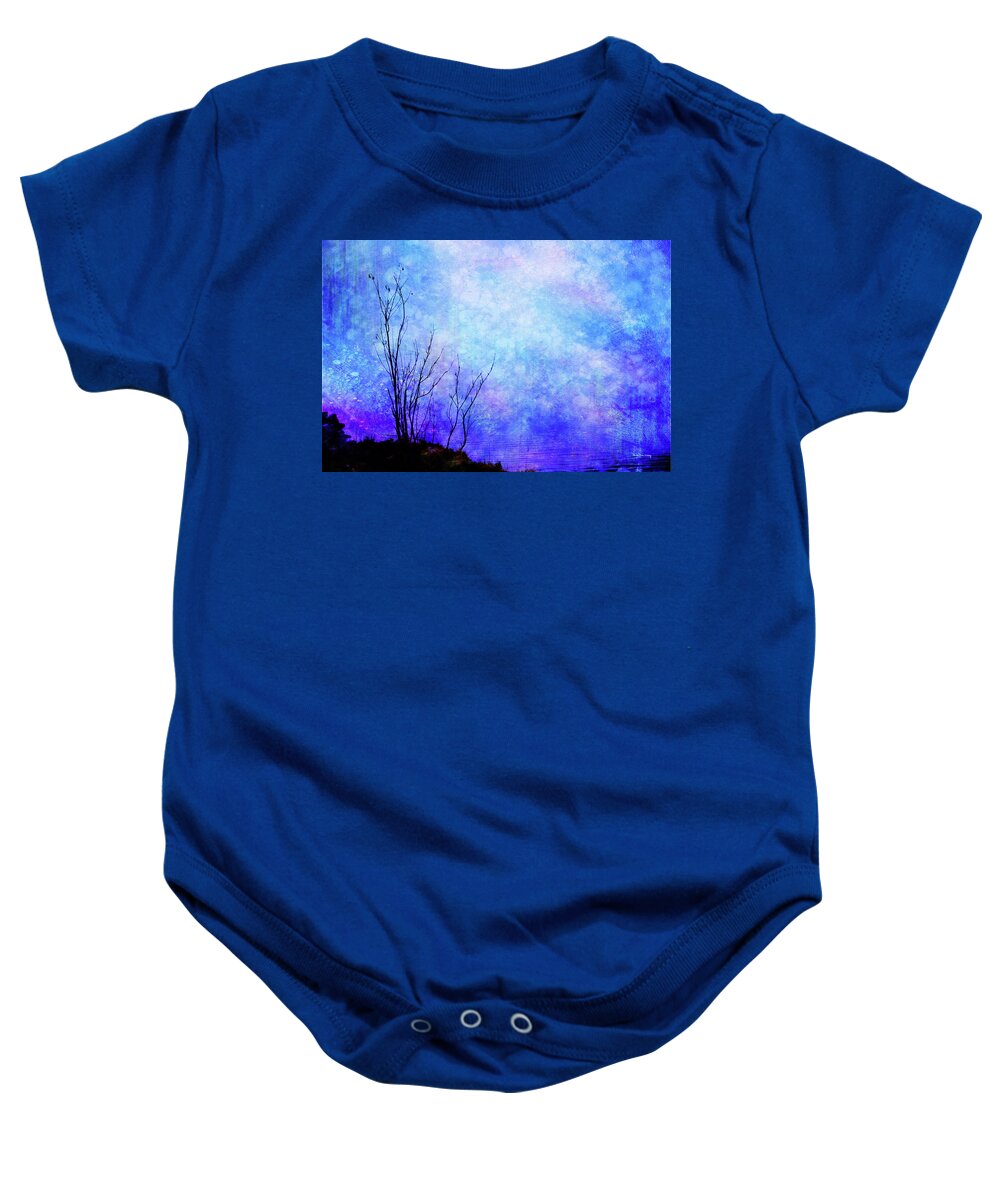 Blue Baby Onesie featuring the photograph Lost in Blue by Randi Grace Nilsberg