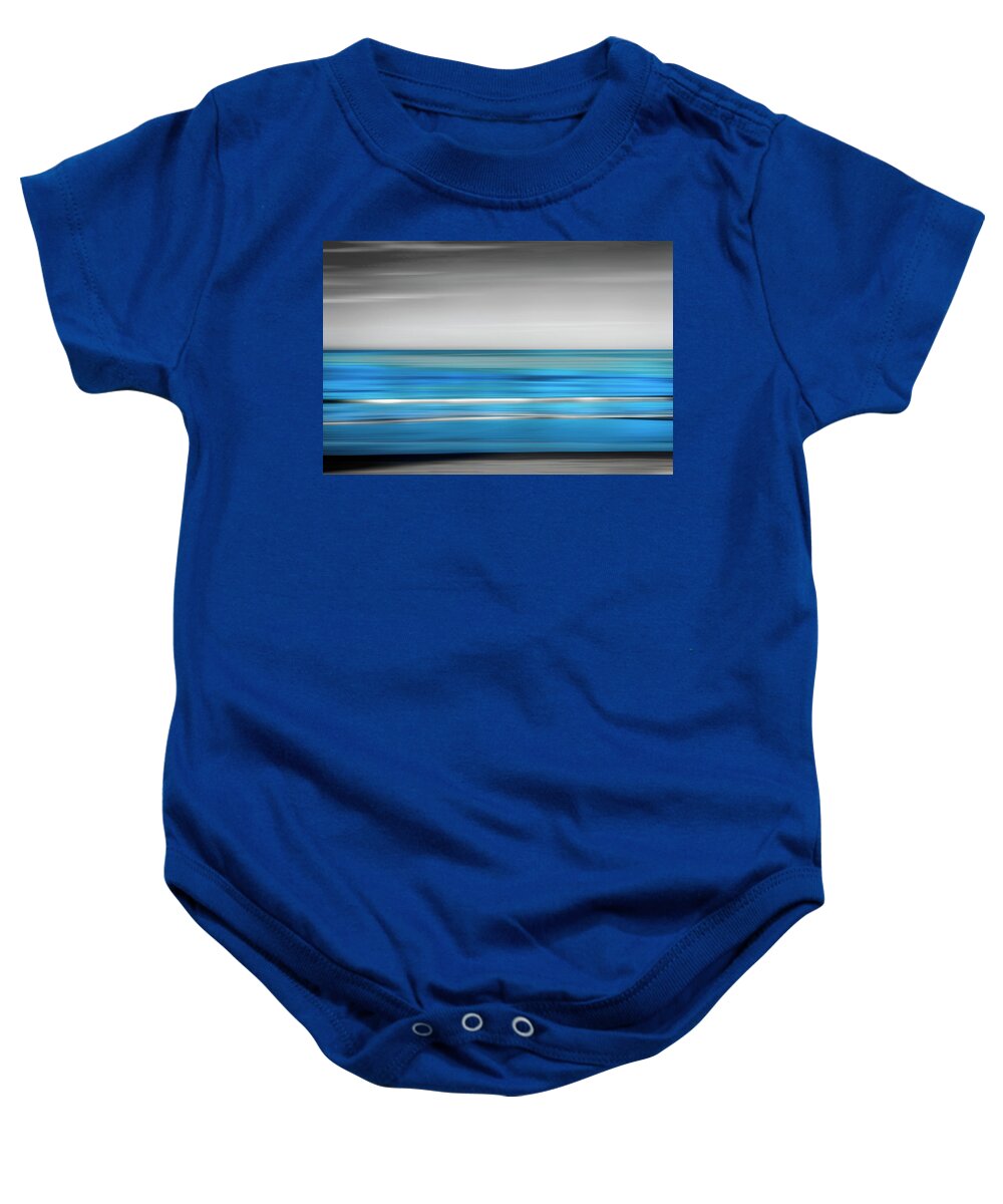 Sea Baby Onesie featuring the photograph Pacific Blue Dream by Joseph S Giacalone