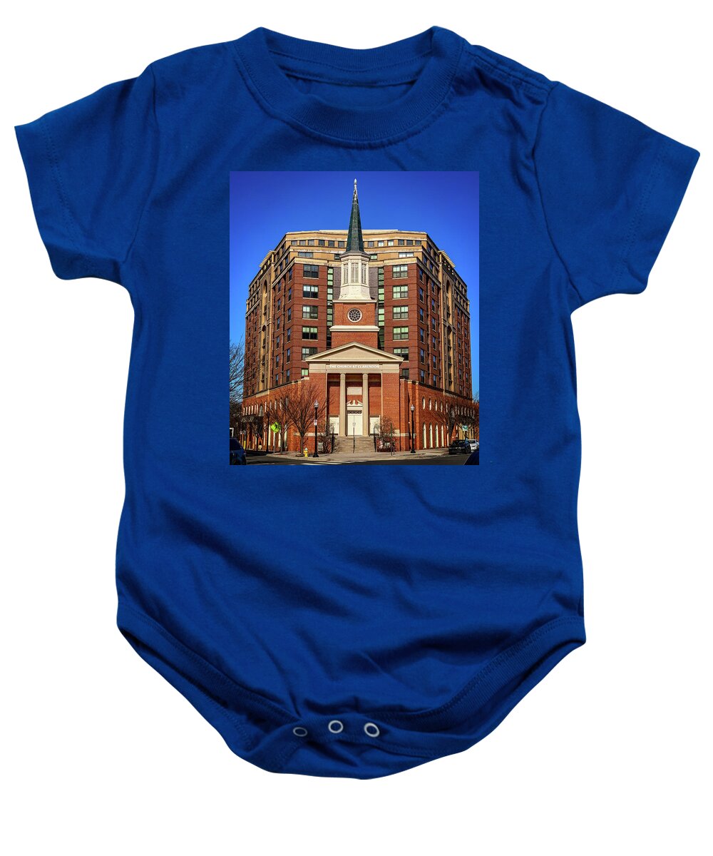 Church Baby Onesie featuring the photograph Urban Religion by Lora J Wilson