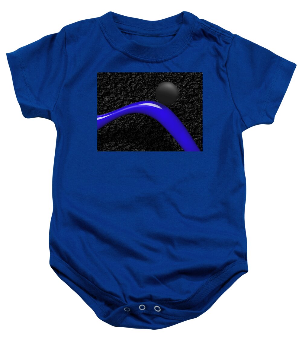 Photography Baby Onesie featuring the photograph Black and Blue #1 by Paul Wear