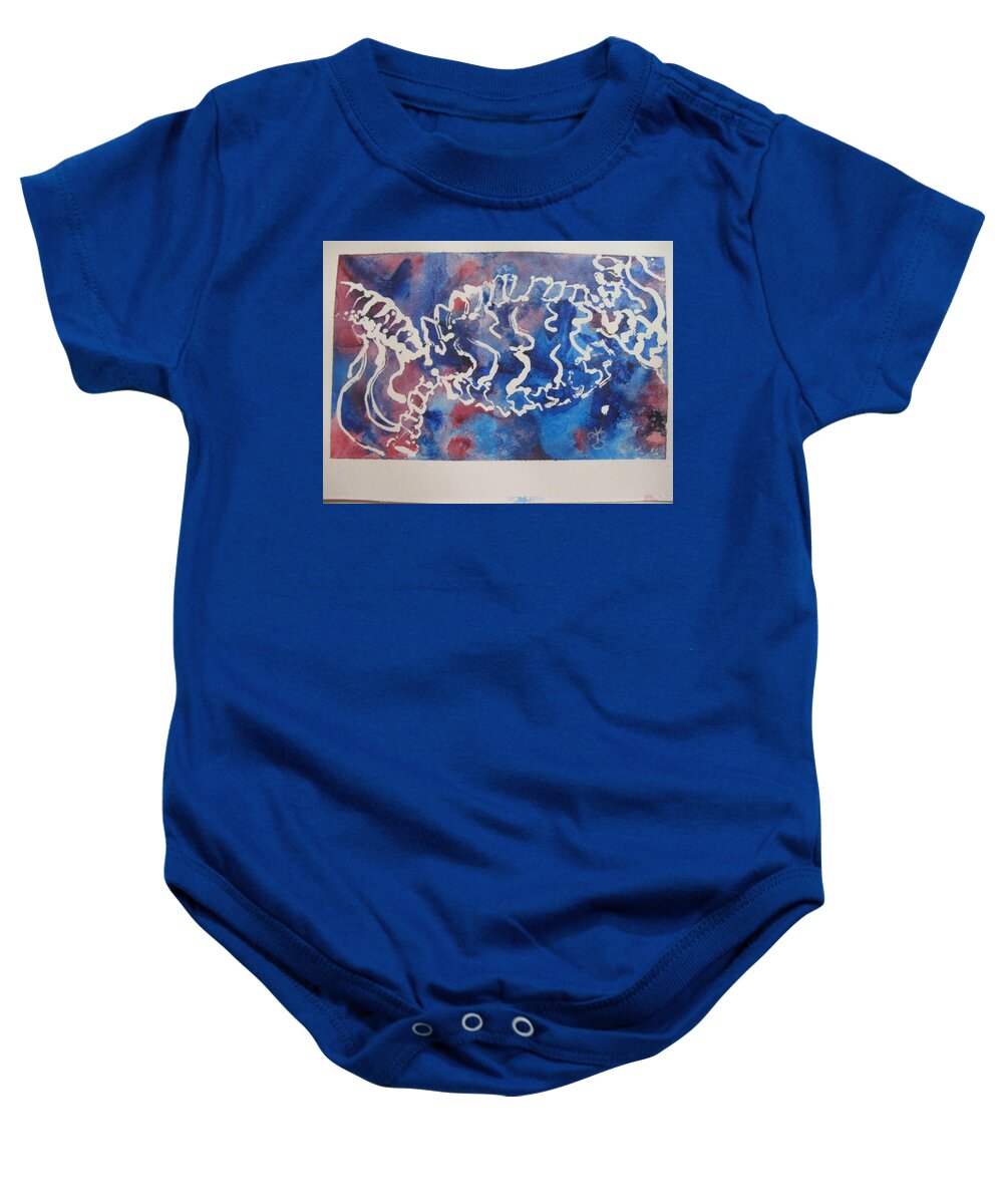  Baby Onesie featuring the drawing 102-1207 by AJ Brown