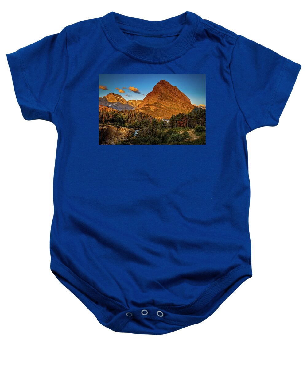 Glacier Baby Onesie featuring the photograph Glacier National Park #2 by Brian Venghous