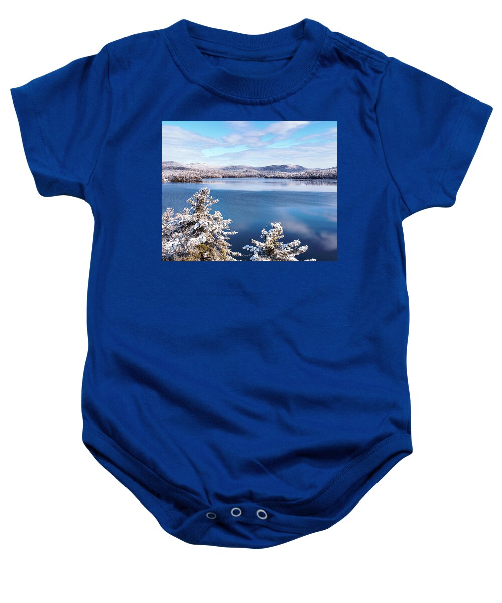  Baby Onesie featuring the photograph Merrymeeting Lake #4 by John Gisis