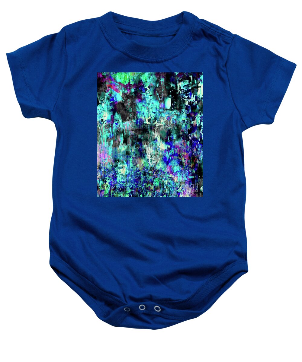 A-fine-art Baby Onesie featuring the painting Caught Up In The Moment 20 by Catalina Walker