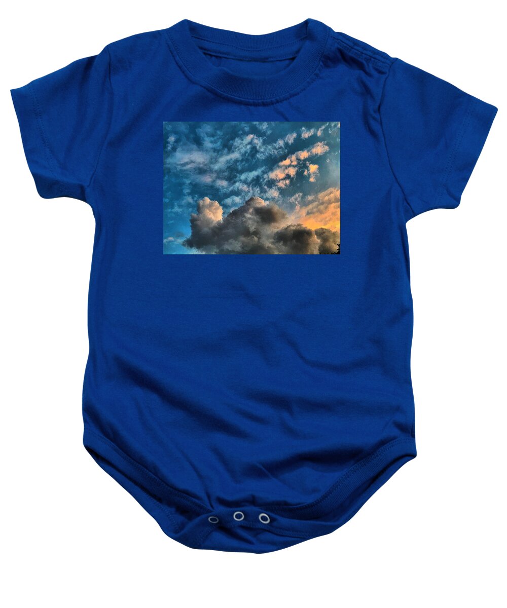  Baby Onesie featuring the photograph Clouds by Stephen Dorton