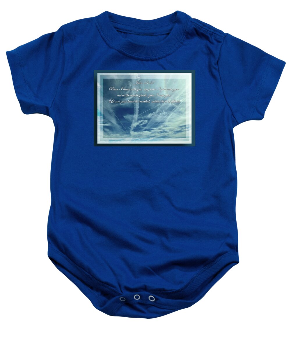 Photograph Baby Onesie featuring the photograph Peace by Beverly Read