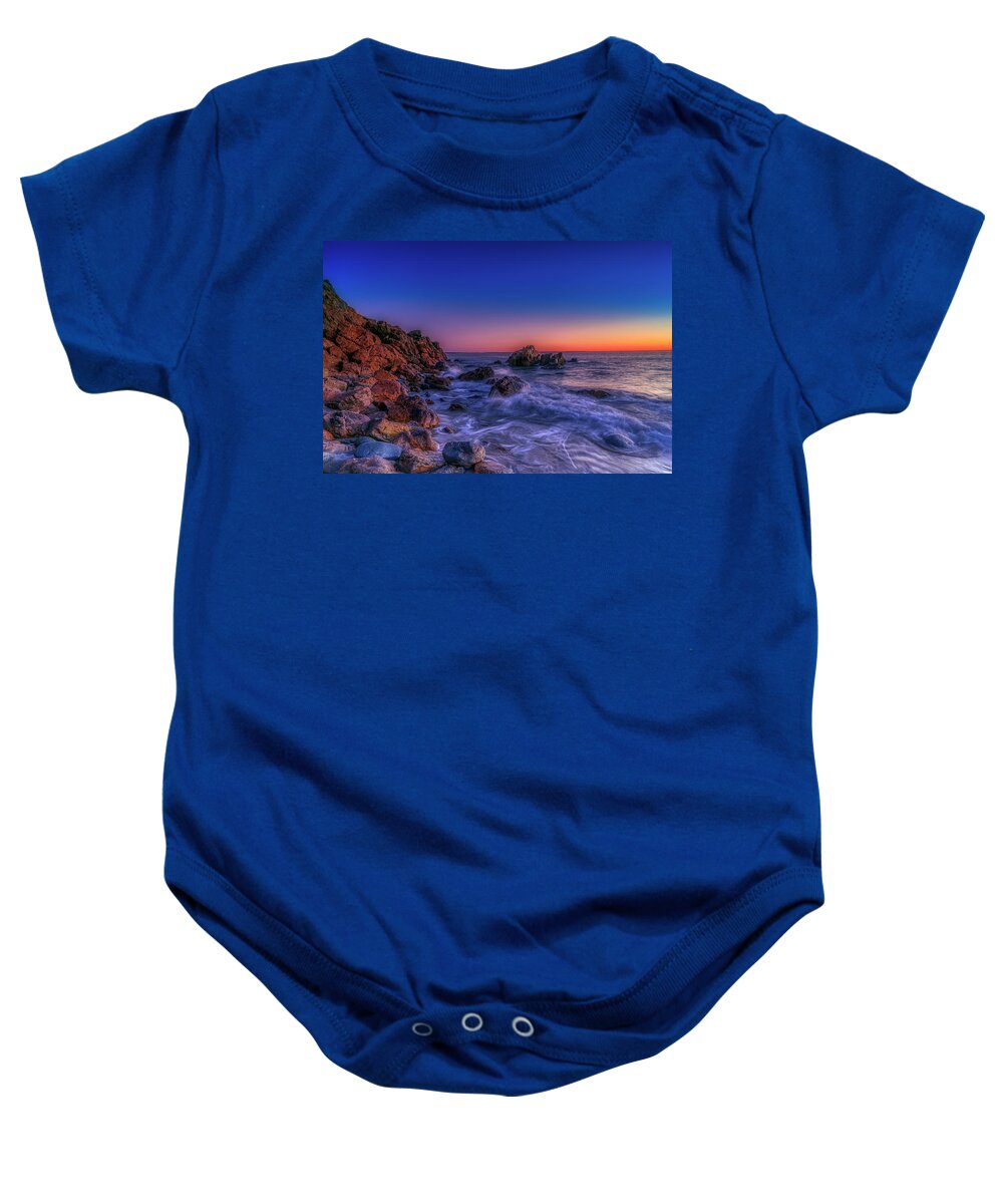 Ogunquit Baby Onesie featuring the photograph Simplicity by Penny Polakoff