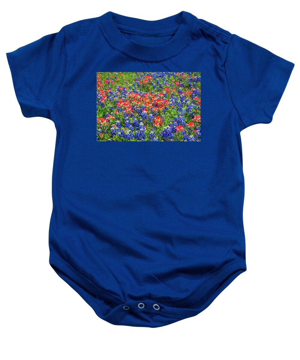 Texas Wildflowers Baby Onesie featuring the photograph The Best of the Best by Lynn Bauer