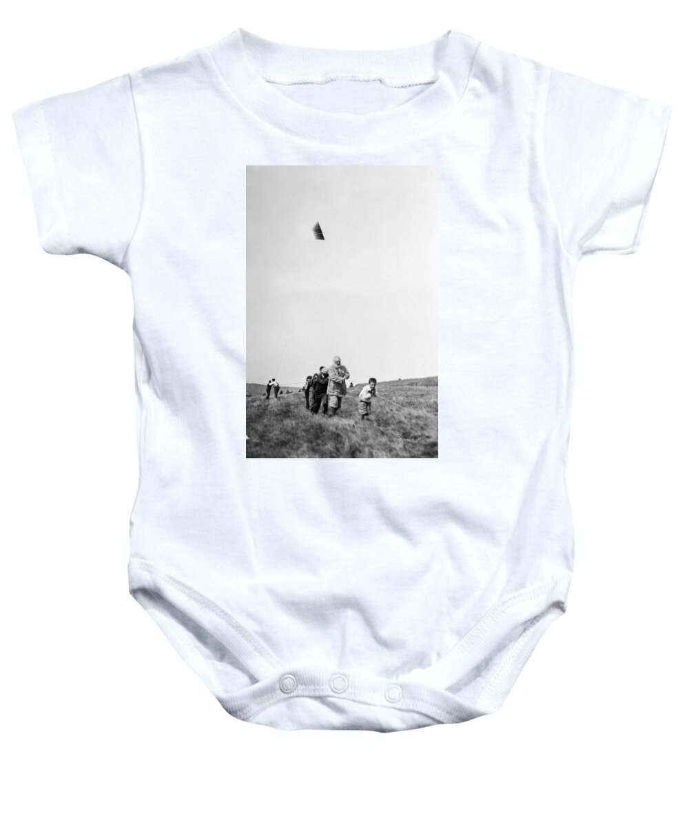 1908 Baby Onesie featuring the photograph Alexander Graham Bell (1847-1922) #16 by Granger