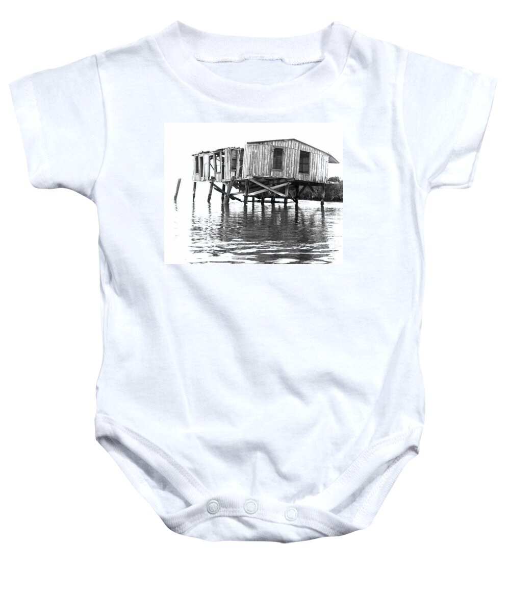 Angelfish Creek Baby Onesie featuring the photograph Angelfish Creek House #2 by Duane McCullough