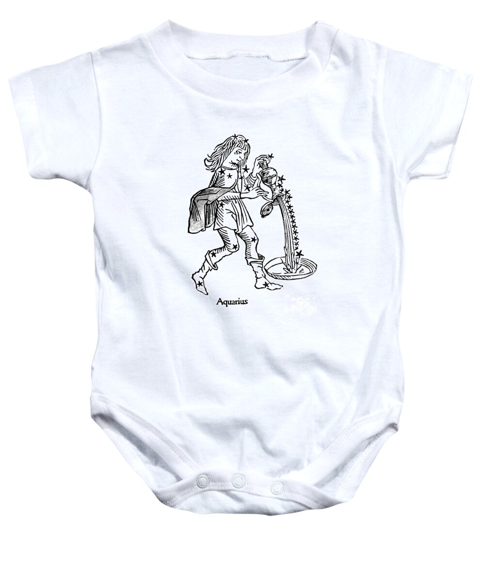 Aquarius Baby Onesie featuring the photograph Aquarius Constellation Zodiac Sign #3 by Science Source