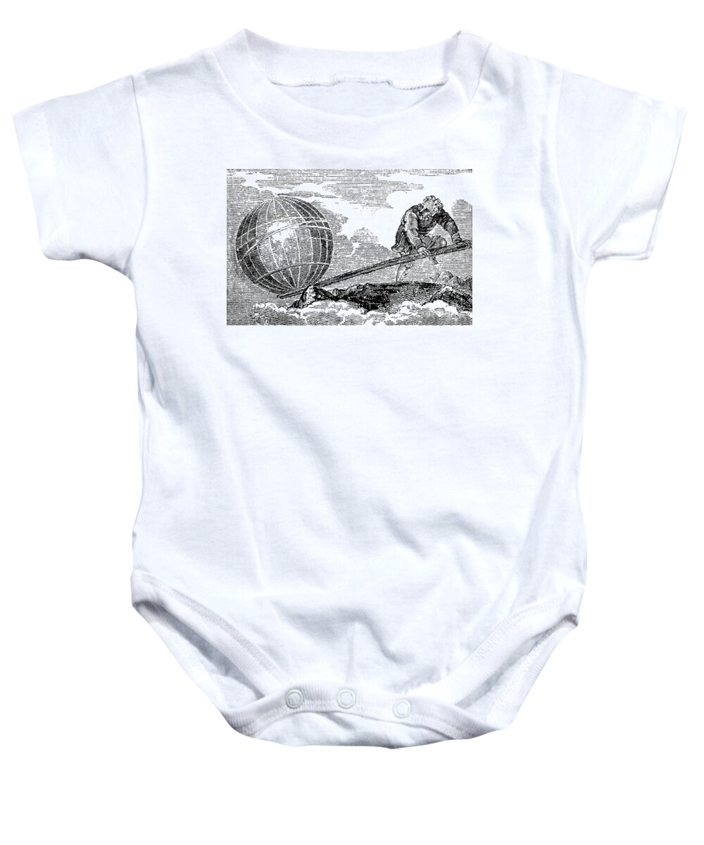 Science Baby Onesie featuring the photograph Archimedes, Ancient Greek Polymath #2 by Science Source