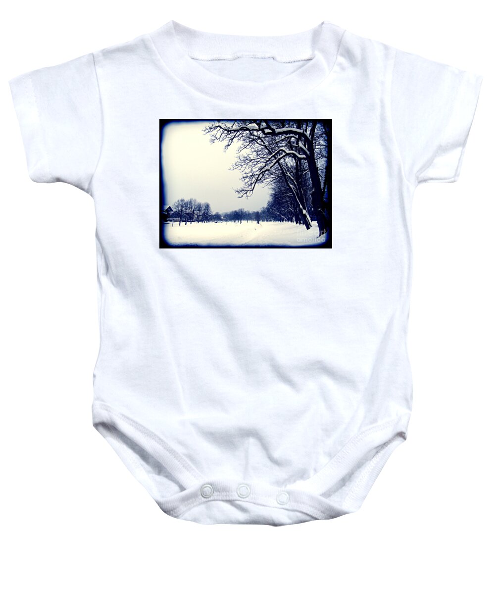 Winter Baby Onesie featuring the photograph Winter #2 by Nina Ficur Feenan