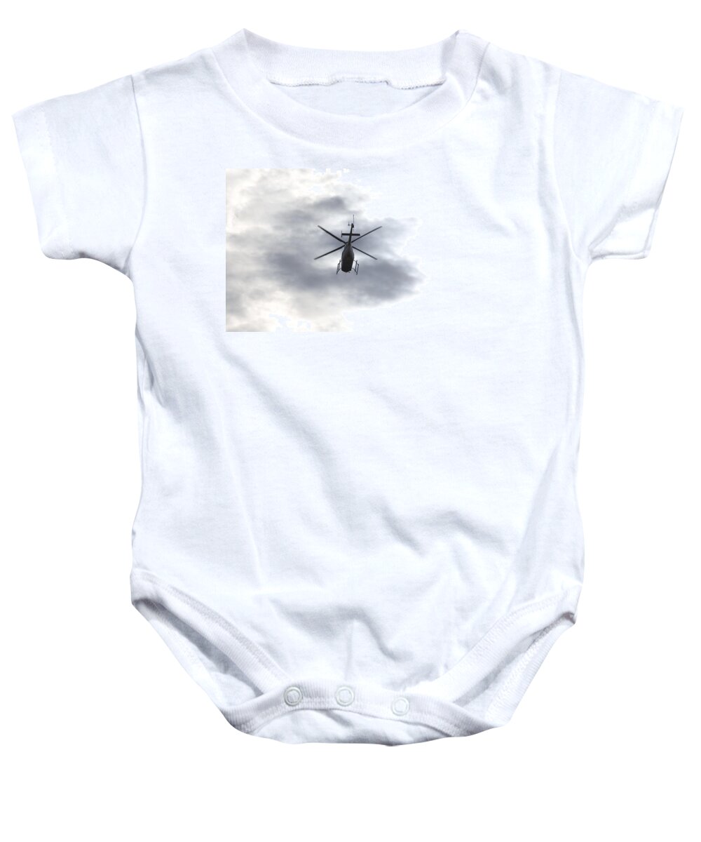 Bell 407 Baby Onesie featuring the photograph 407 by Paul Job
