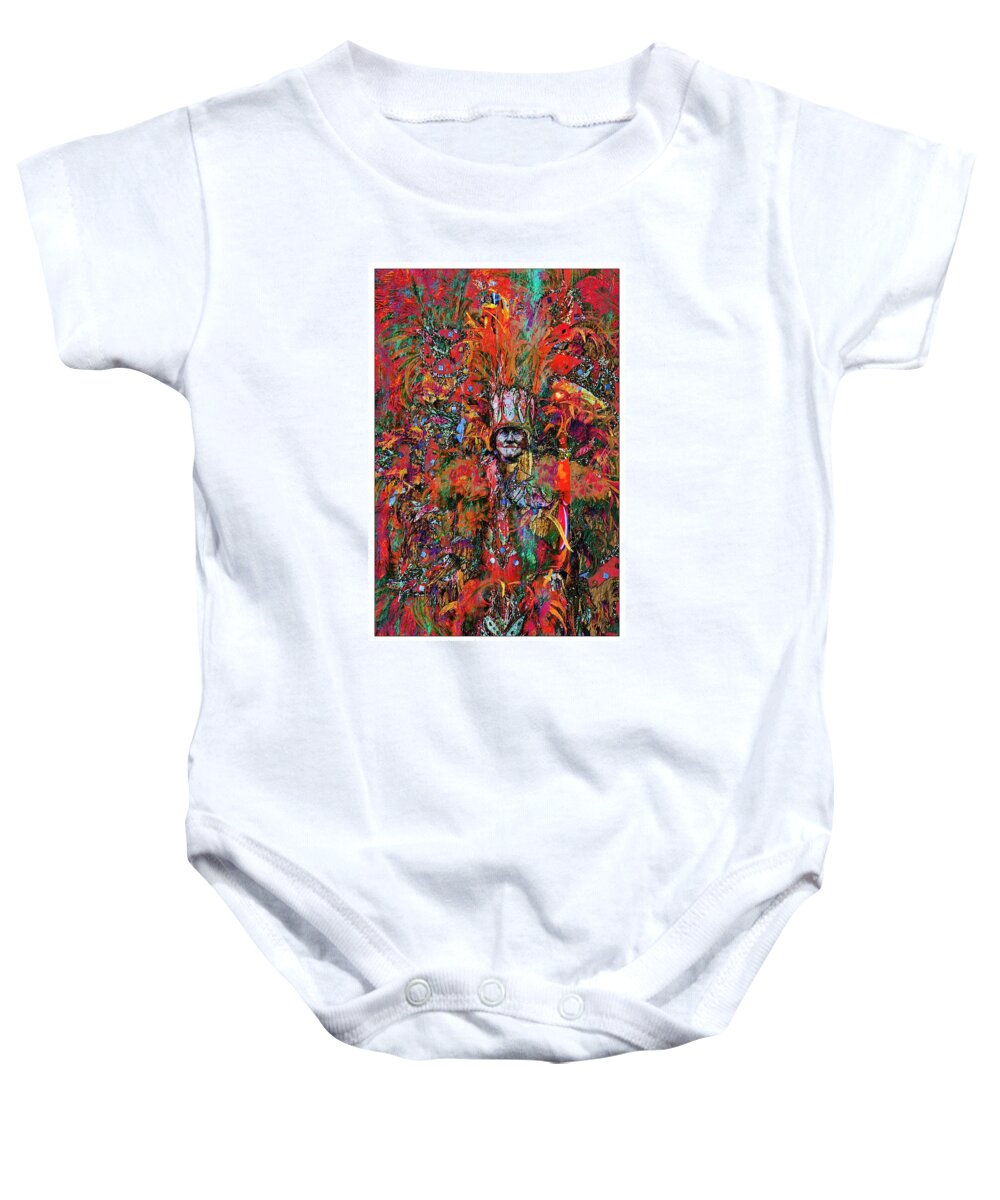 Mummer Baby Onesie featuring the photograph Abstracted Mummer by Alice Gipson