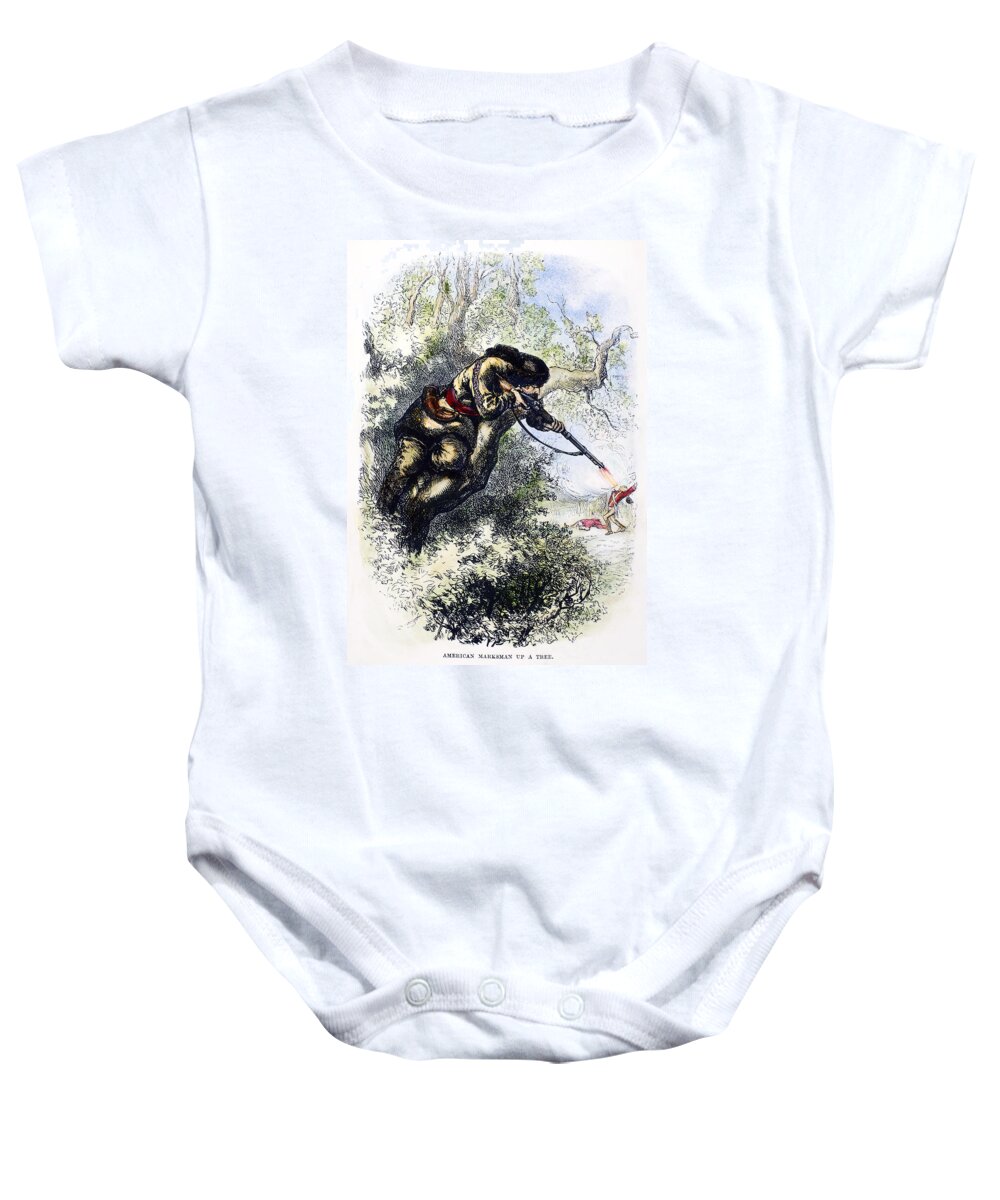 1780s Baby Onesie featuring the photograph American Marksman by Granger