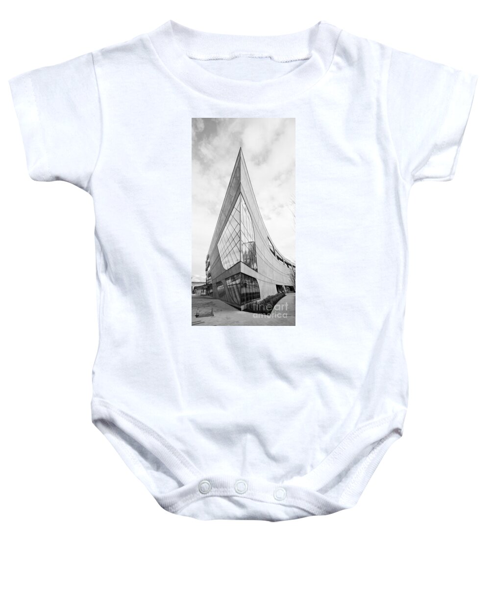 Surrey Public Library Baby Onesie featuring the photograph B Sharp by Chris Dutton
