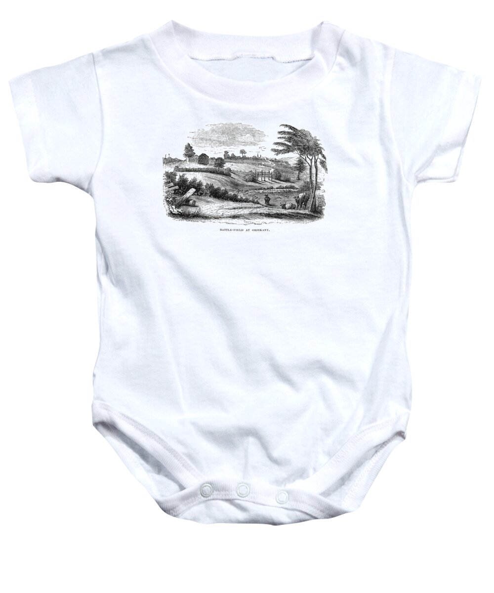 1777 Baby Onesie featuring the photograph Battle Field At Oriskany, 1777 by Granger