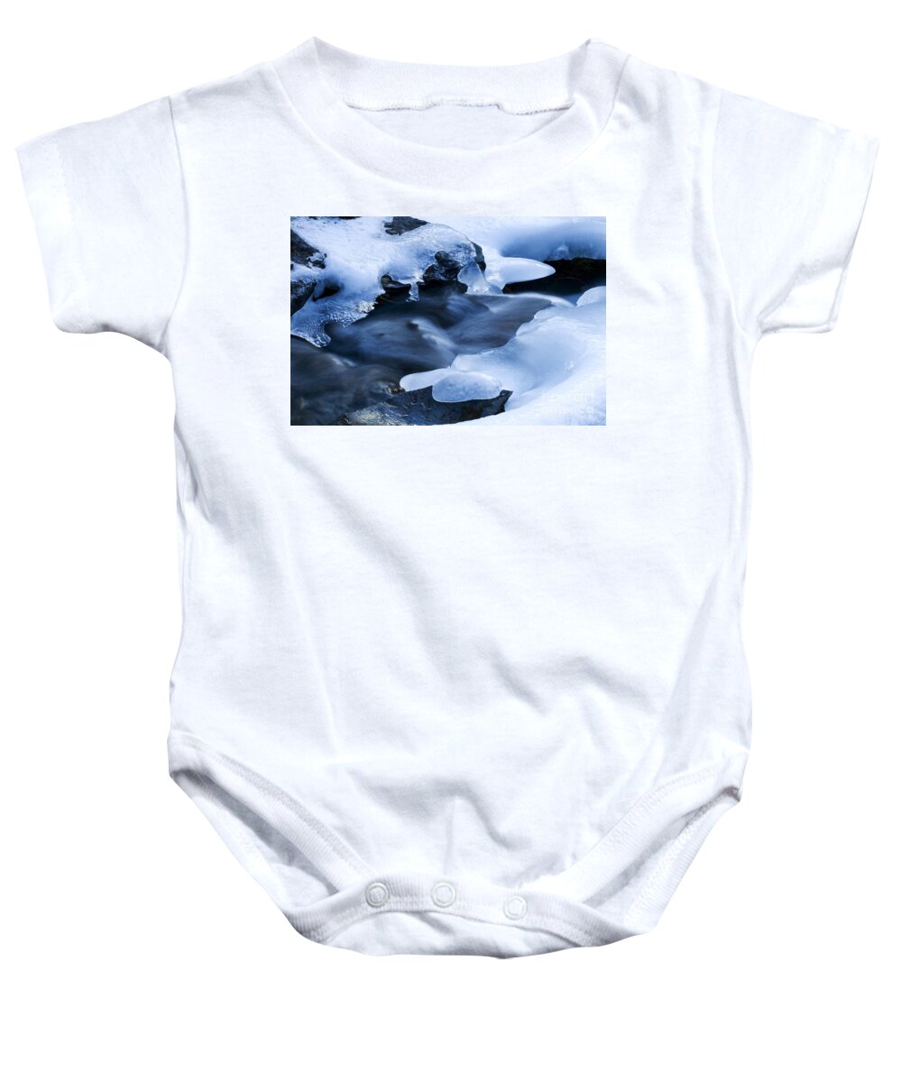 Ice Baby Onesie featuring the photograph Beauty Of Winter Ice Canada 18 by Bob Christopher