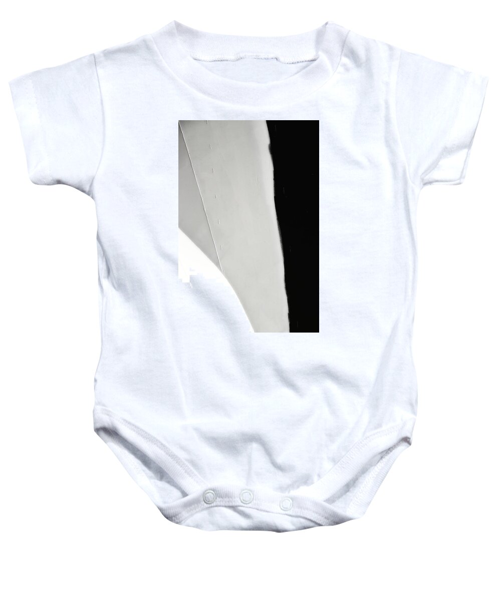 Newel Hunter Baby Onesie featuring the photograph Black and White 1 by Newel Hunter