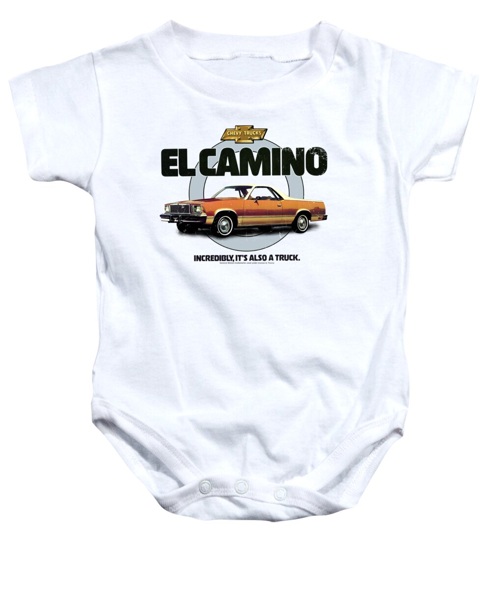  Baby Onesie featuring the digital art Chevrolet - Also A Truck by Brand A