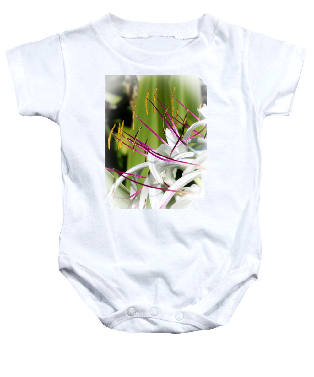 Lily Baby Onesie featuring the photograph Coming to Attention by Will Wagner