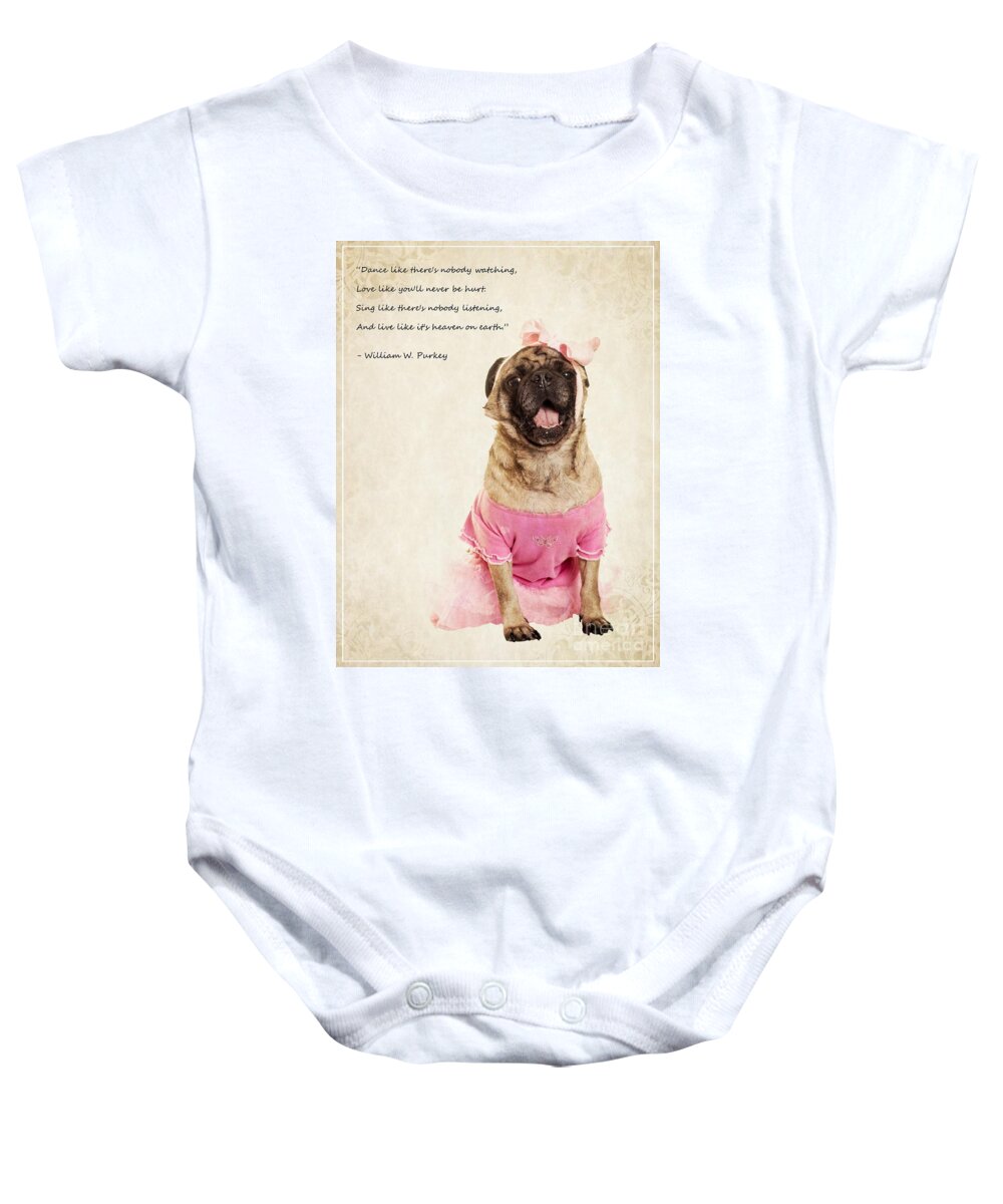 Dance Baby Onesie featuring the photograph Dance like there's nobody watching by Edward Fielding