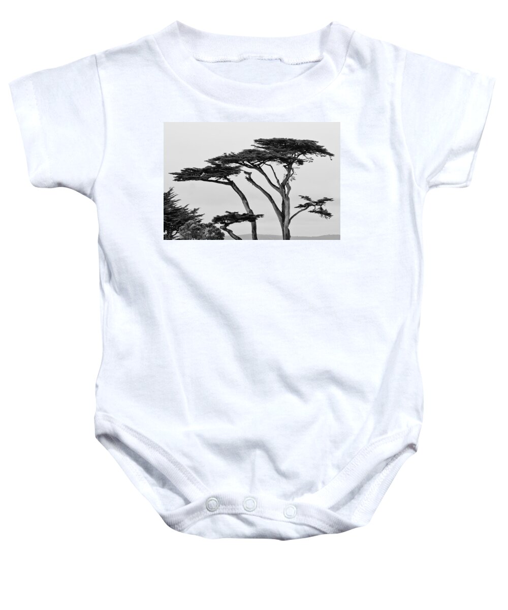 2012 Baby Onesie featuring the photograph Dark Cypress by Melinda Ledsome