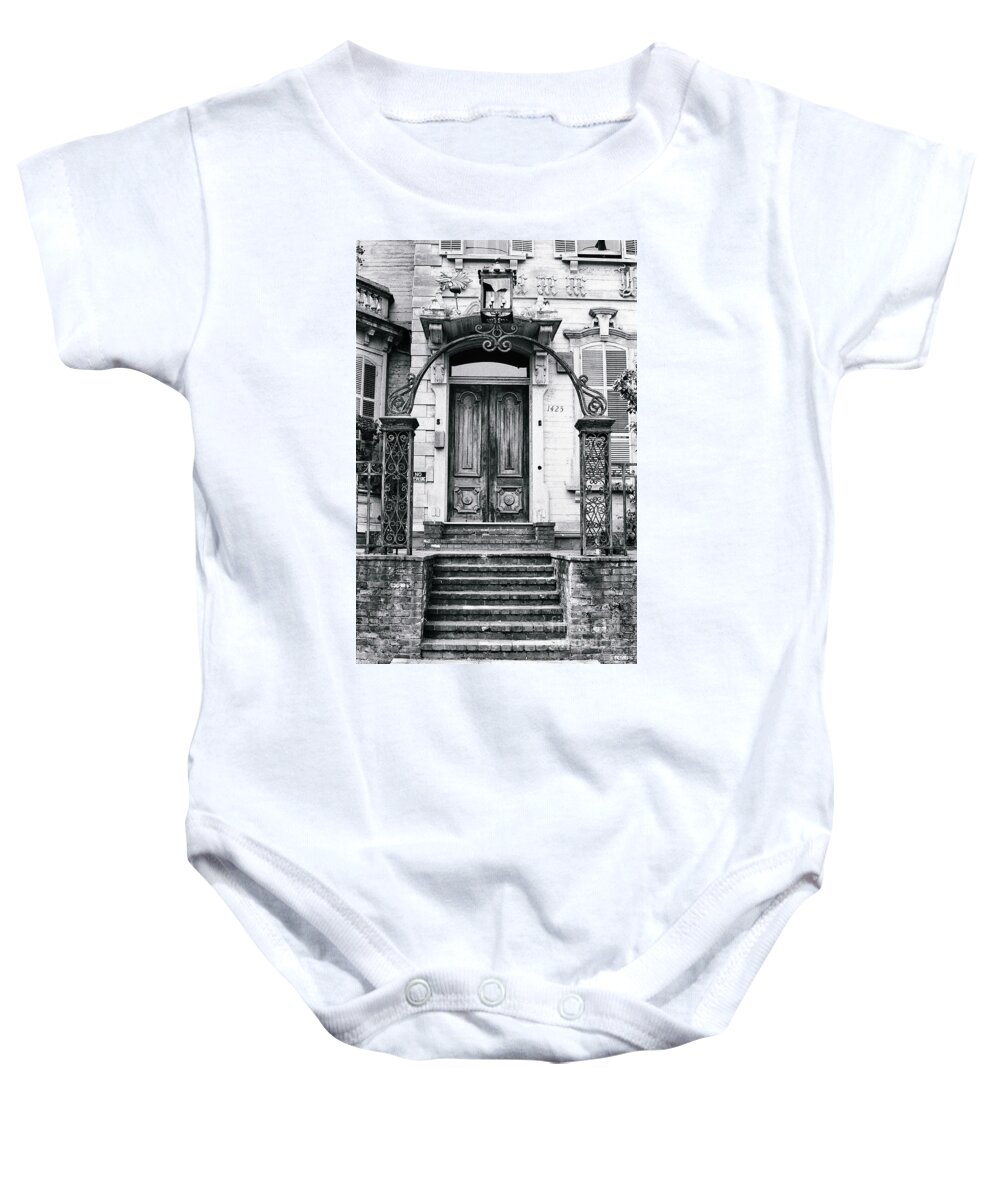 Architecture Baby Onesie featuring the photograph Elegance Past by Rory Siegel