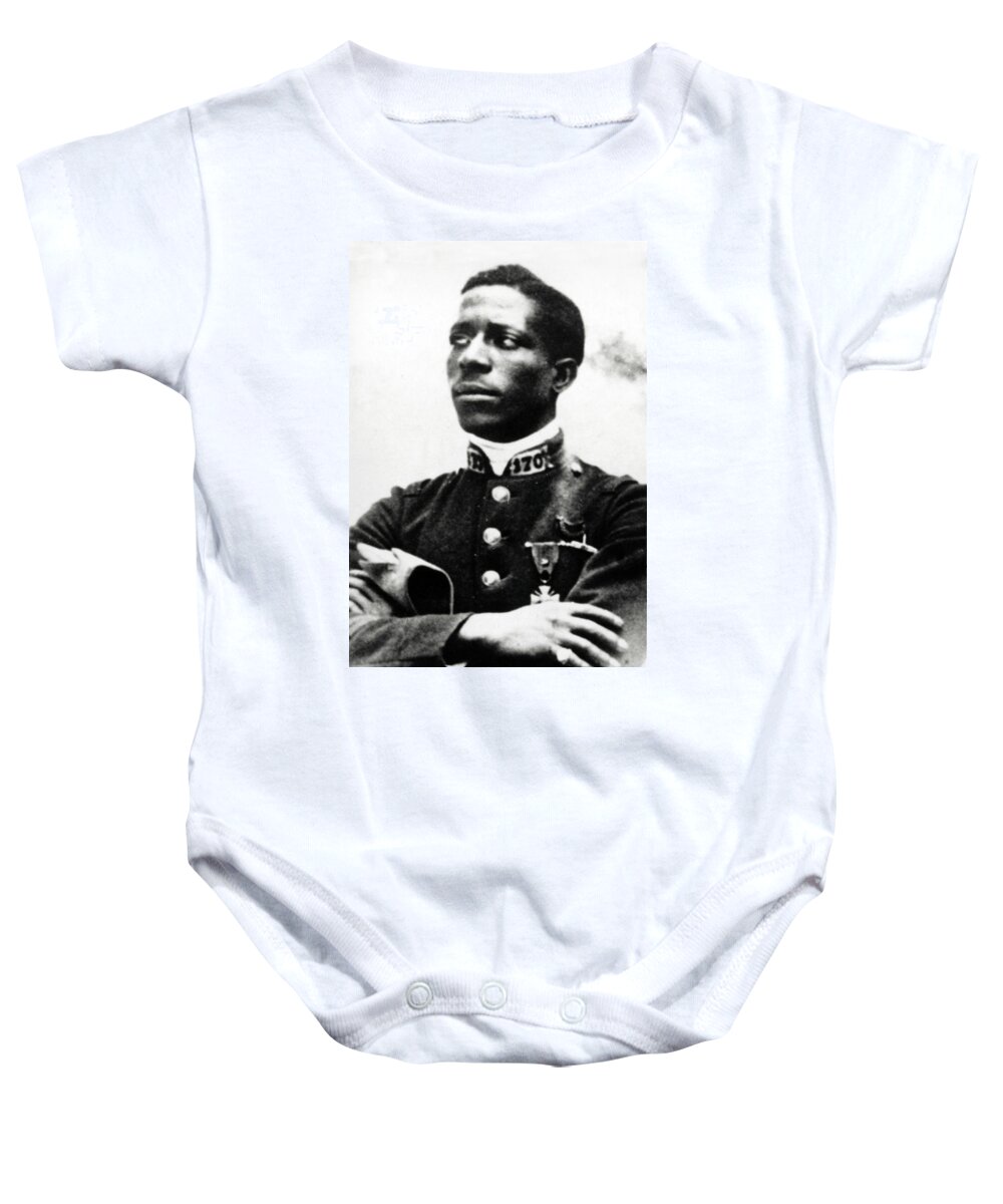 Aviation Baby Onesie featuring the photograph Eugene Bullard, Wwi American Pilot by Science Source