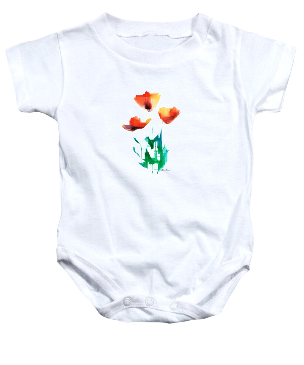 Red Baby Onesie featuring the photograph Flowers for You by Rafael Salazar