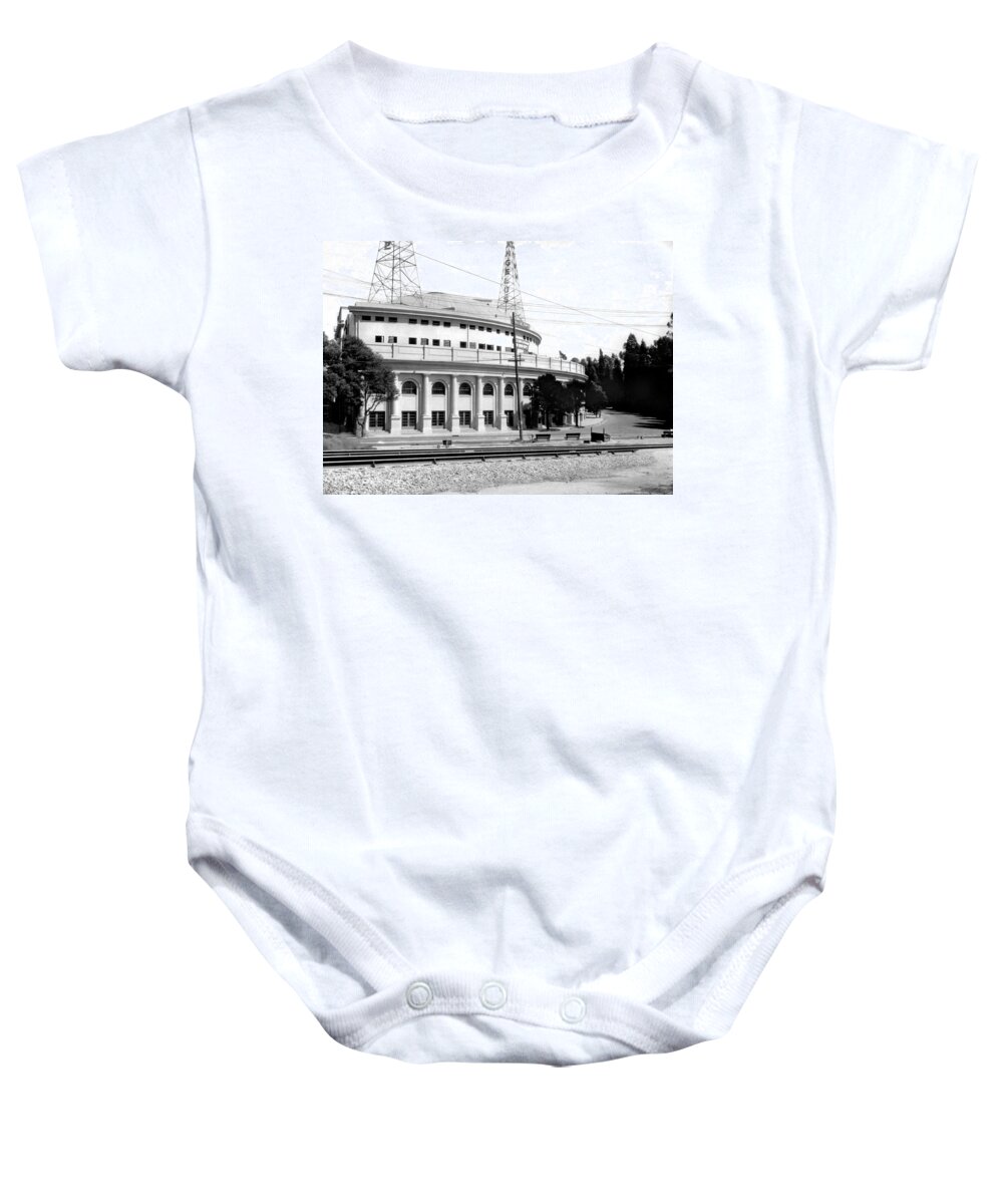 1927 Baby Onesie featuring the photograph Foursquare Gospel Church In LA by Underwood Archives