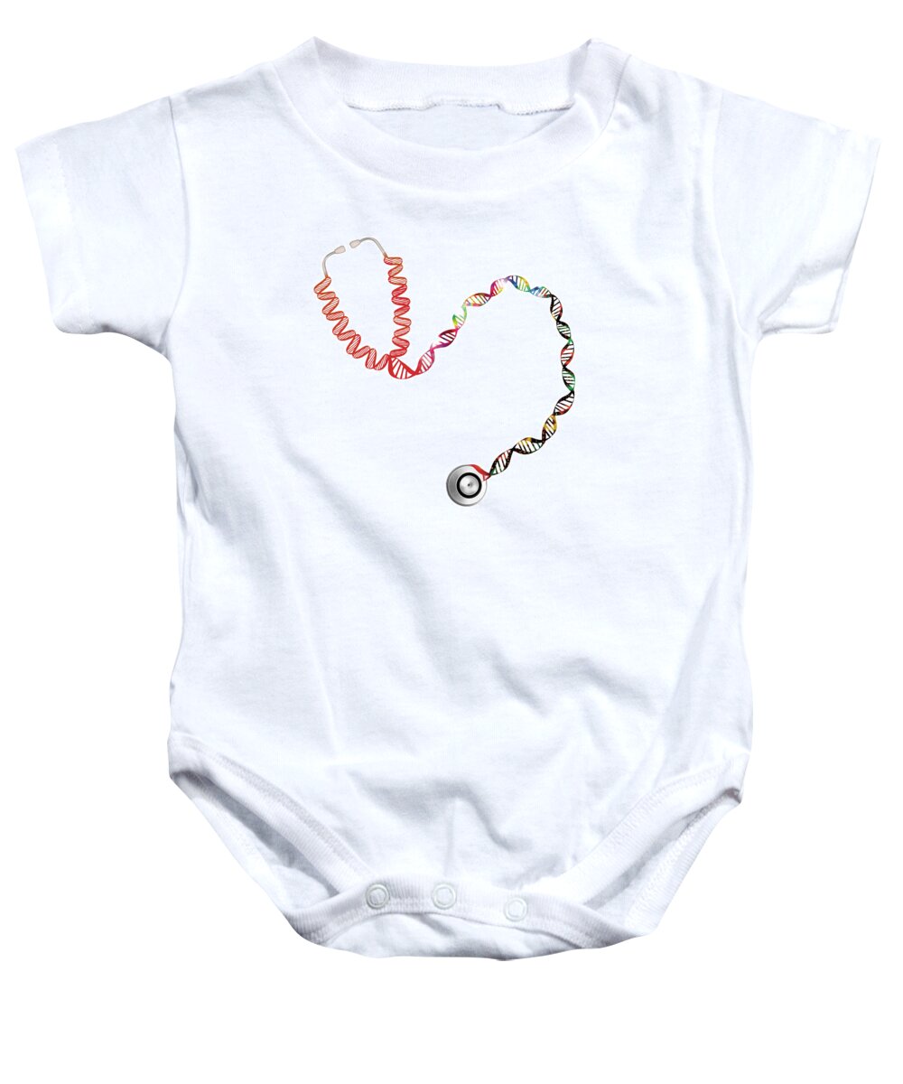Science Baby Onesie featuring the photograph Genetics Research by Science Source