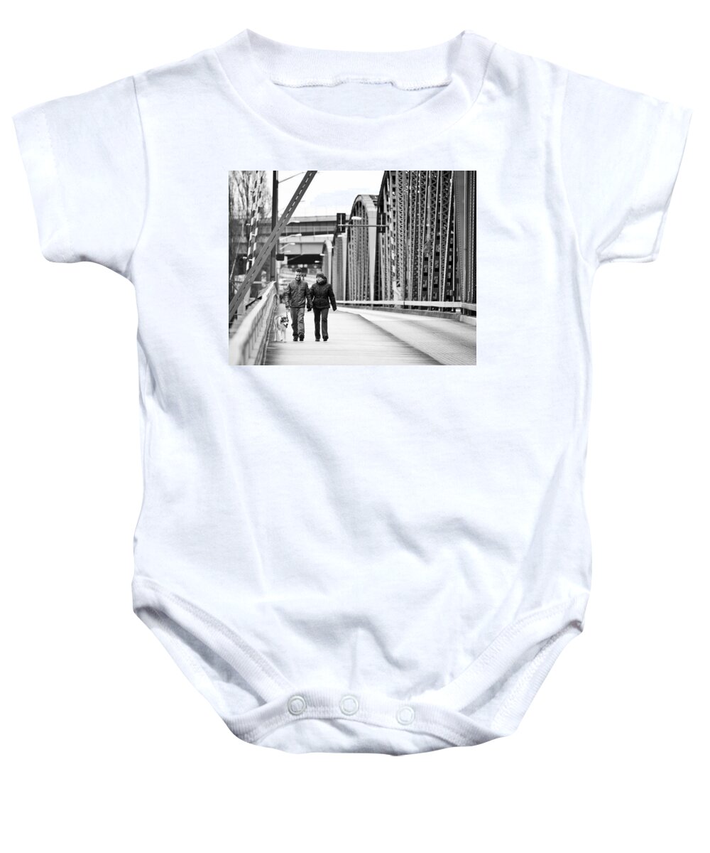American Baby Onesie featuring the photograph Hawthorne 2 by Niels Nielsen