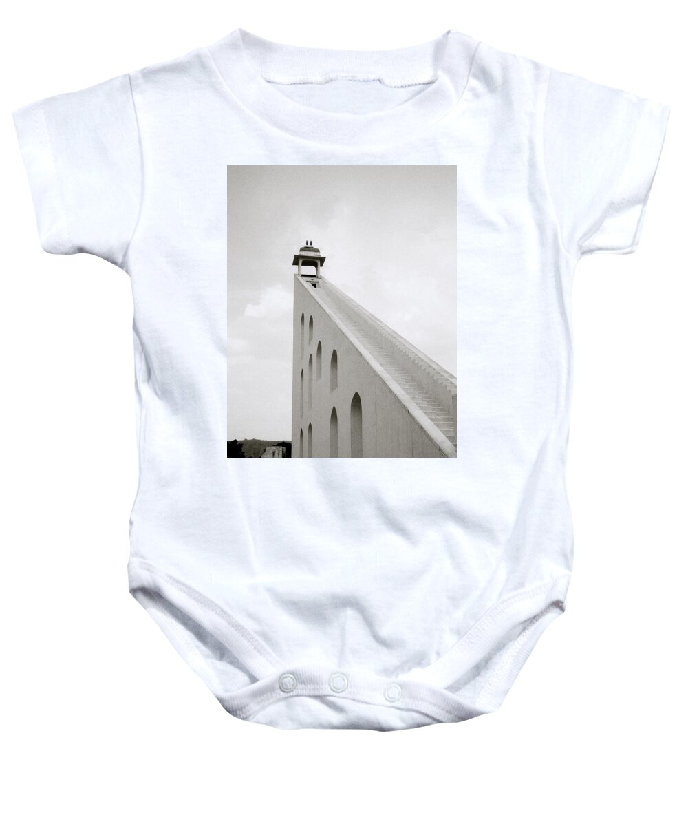 Science Baby Onesie featuring the photograph Simple Geometry In India by Shaun Higson