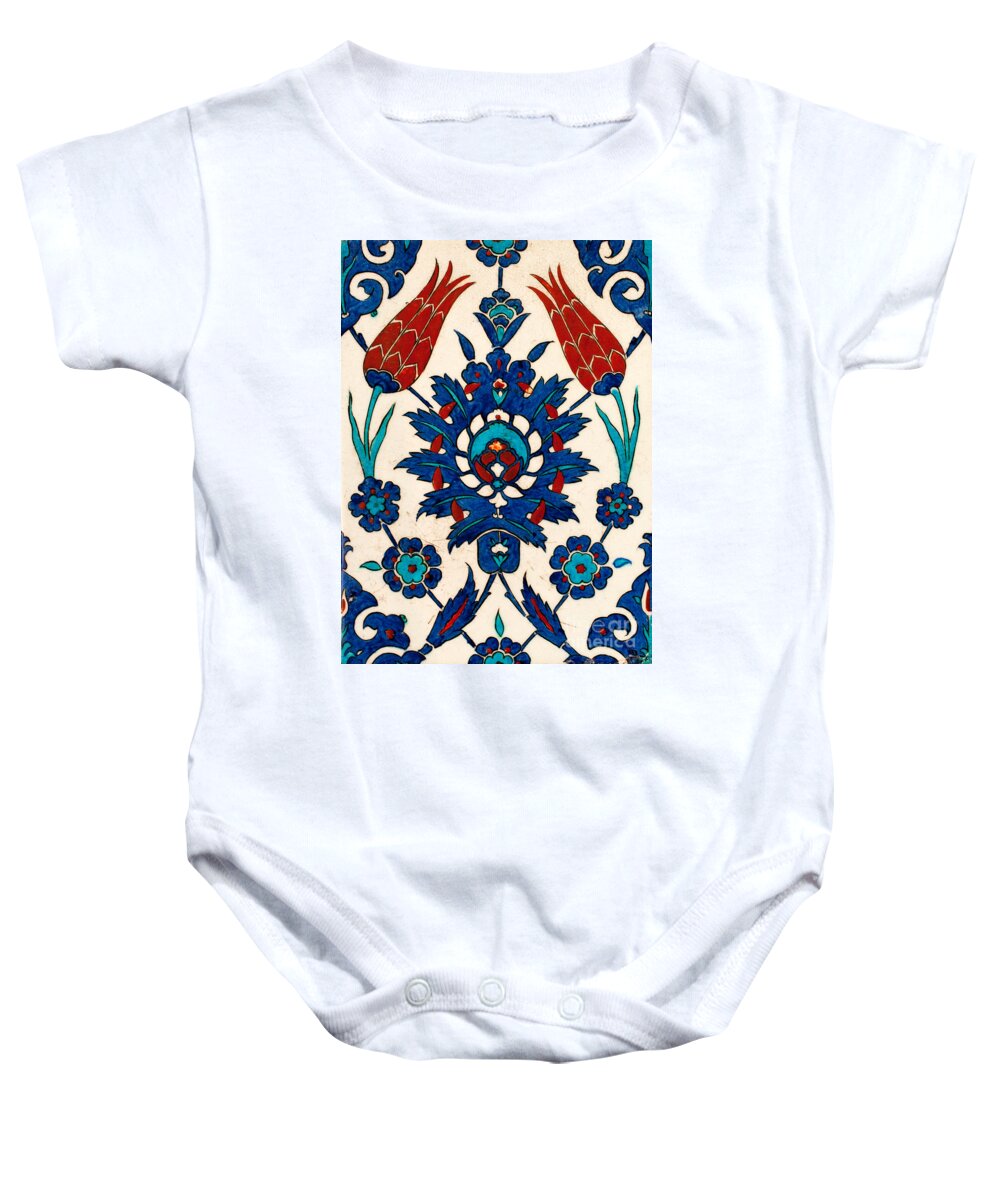 Iznik Baby Onesie featuring the photograph Iznik 03 by Rick Piper Photography