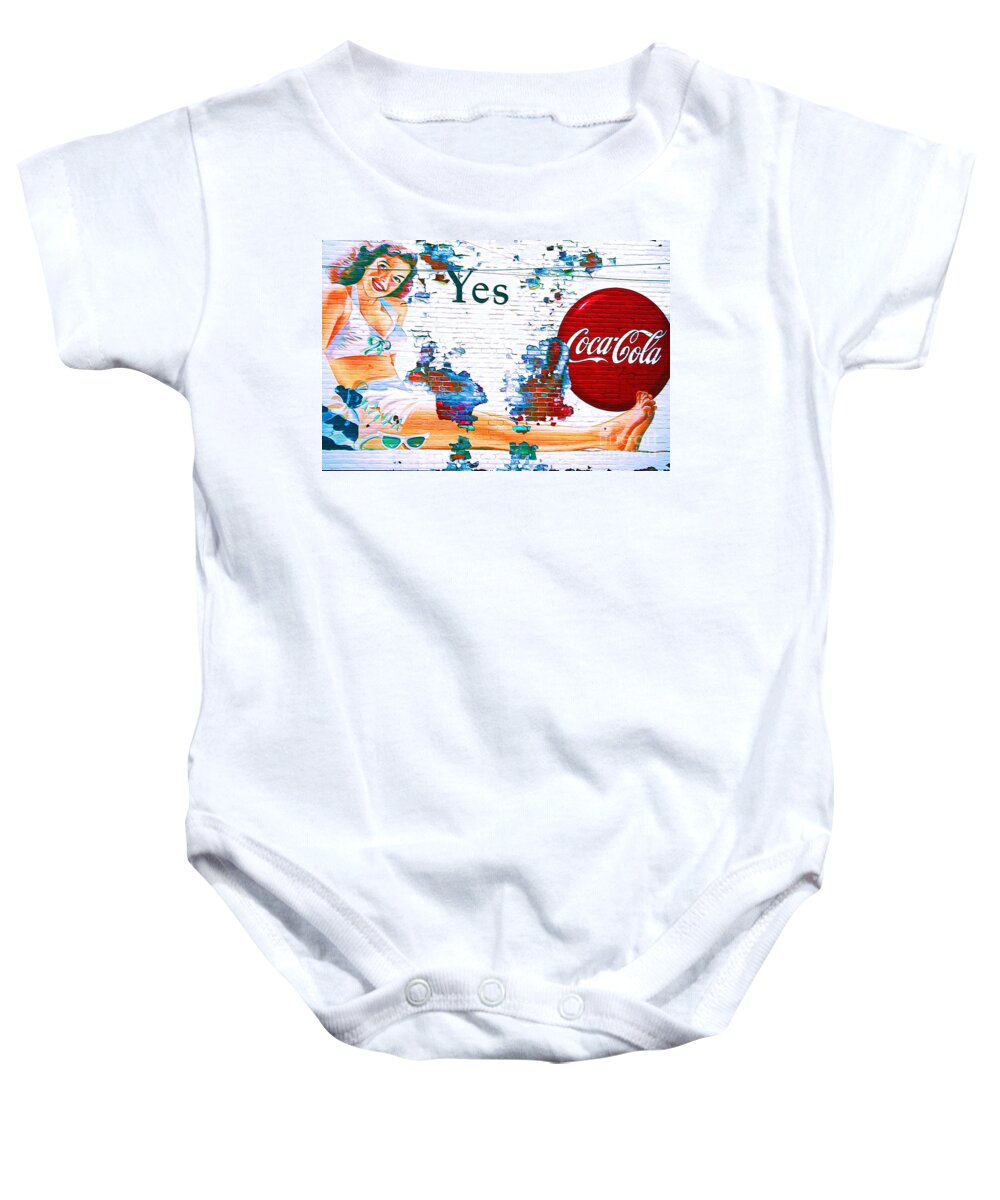 Pop Art Baby Onesie featuring the photograph Just Sitting By The Side Of The Road - Digital Art by Robyn King
