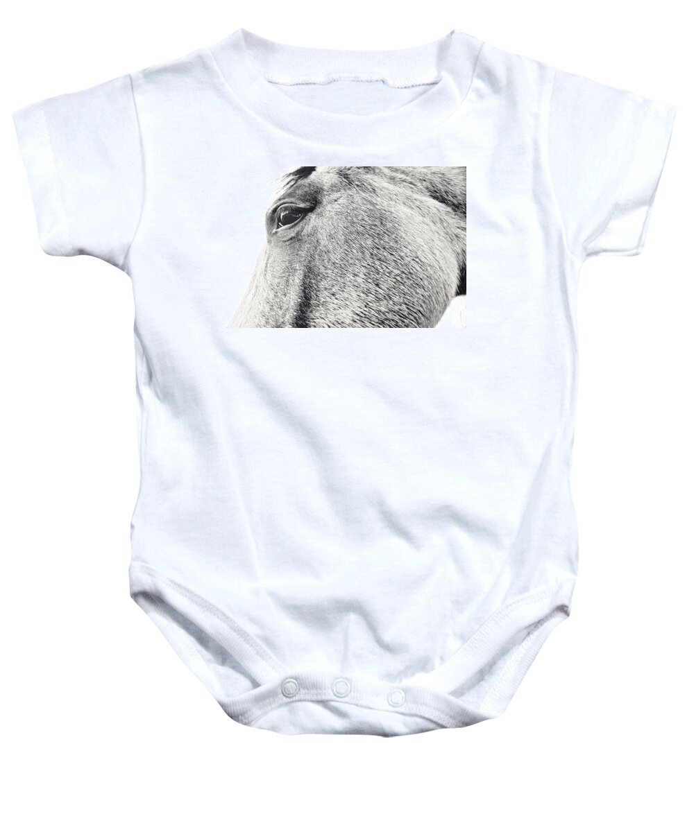 Eye Baby Onesie featuring the photograph Larger than Life and Still Beautiful by Maggy Marsh