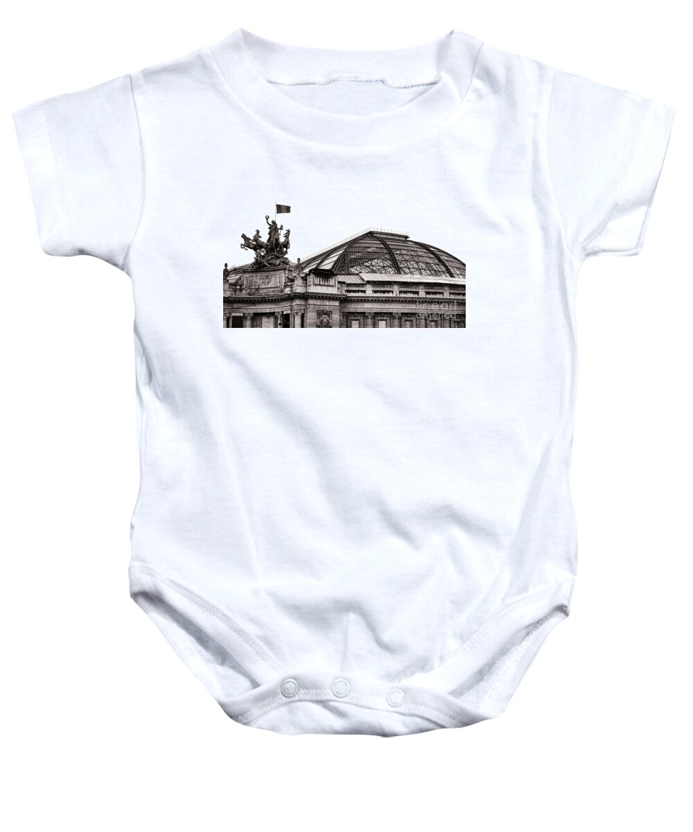 France Baby Onesie featuring the photograph Le Grand Palais by Olivier Le Queinec