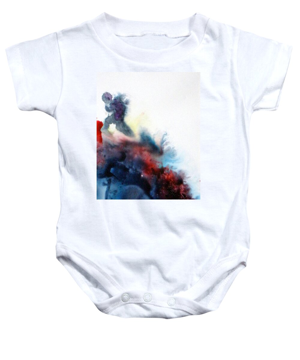 Boy Baby Onesie featuring the painting Leaving Here by Janice Nabors Raiteri