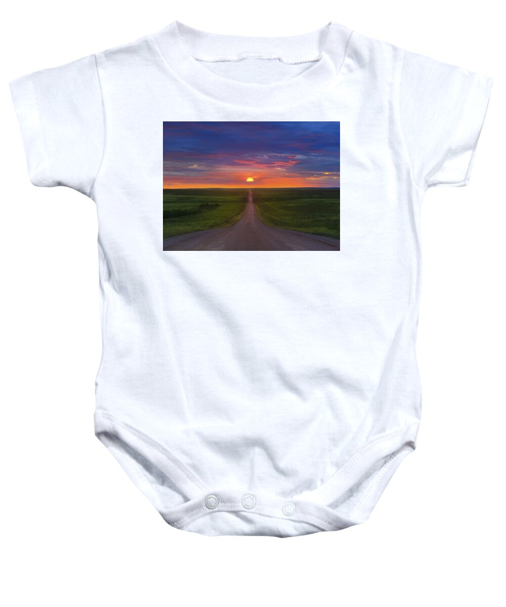 Landscape Baby Onesie featuring the photograph Long Way To Go by Kadek Susanto