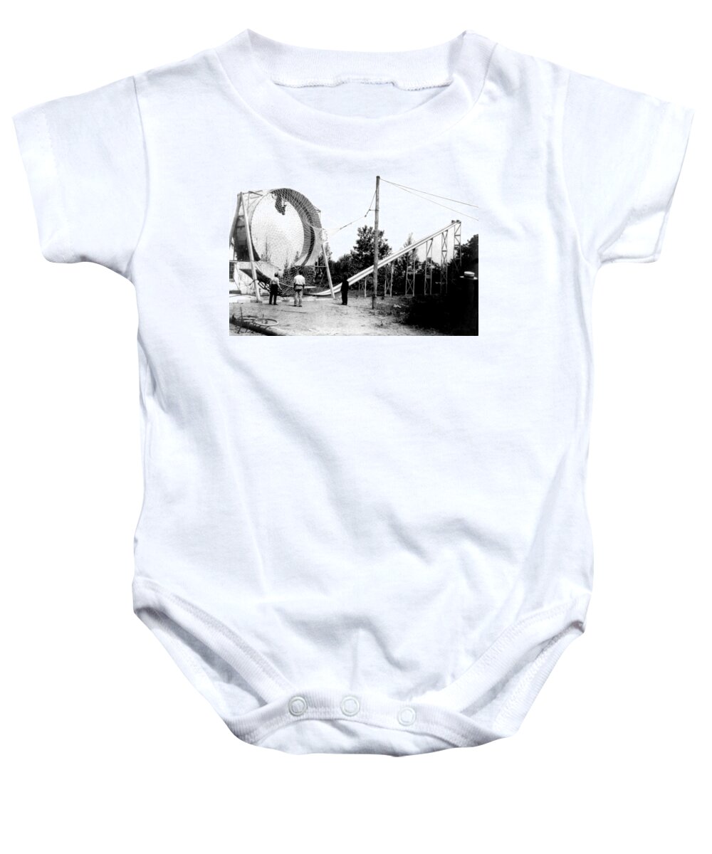 Entertainment Baby Onesie featuring the photograph Loop The Loop, Bicycle Daredevil by Science Source