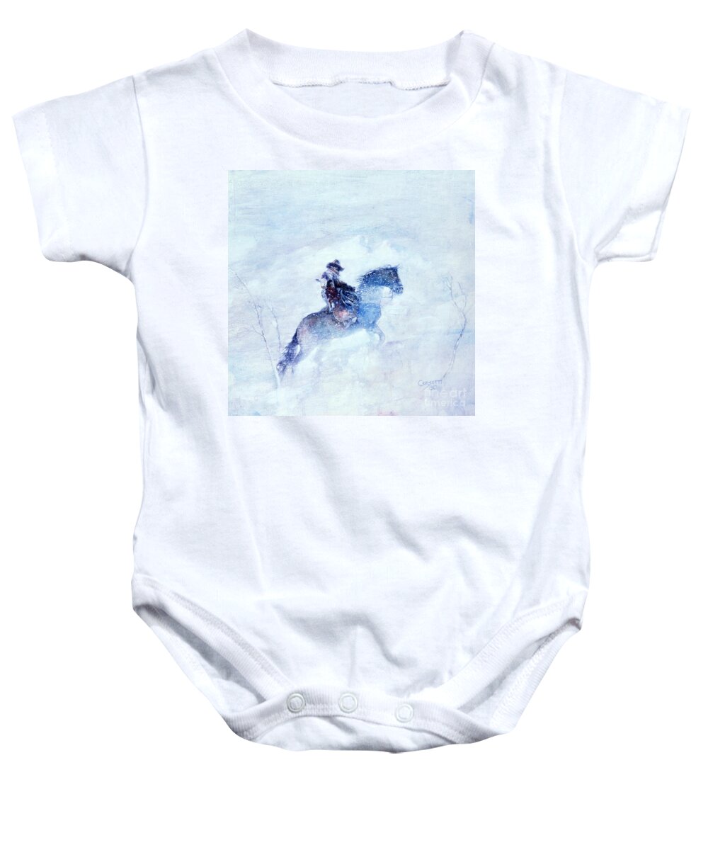 Wall Art Baby Onesie featuring the painting Lost and Found by Robert Corsetti