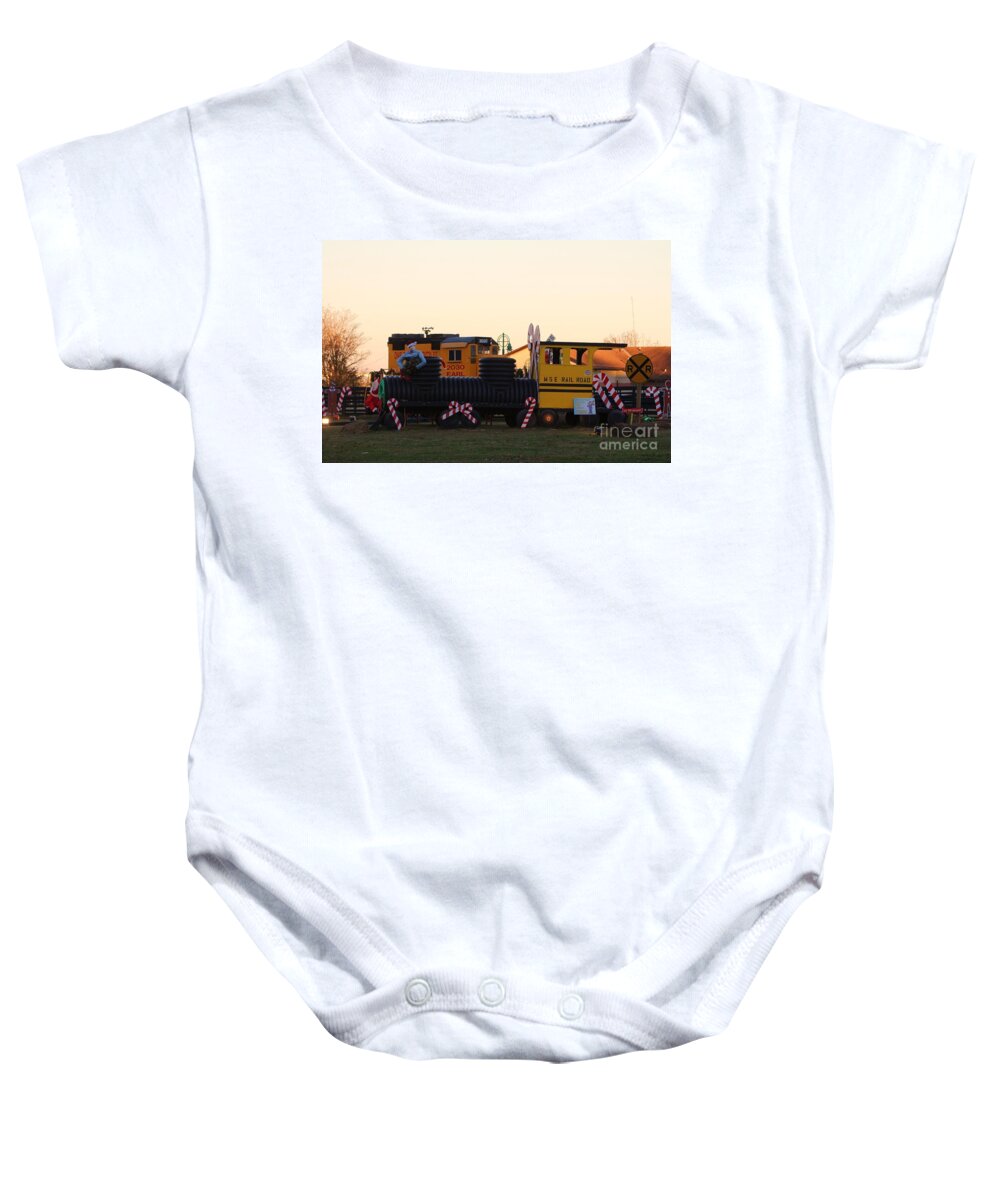 Fire Truck Baby Onesie featuring the photograph Mississippi Christmas 15 by Michelle Powell
