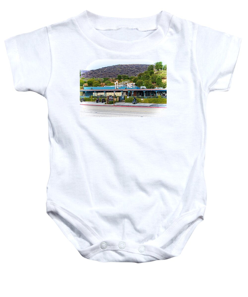 County Line Baby Onesie featuring the photograph Neptune's Net by Lynn Bauer